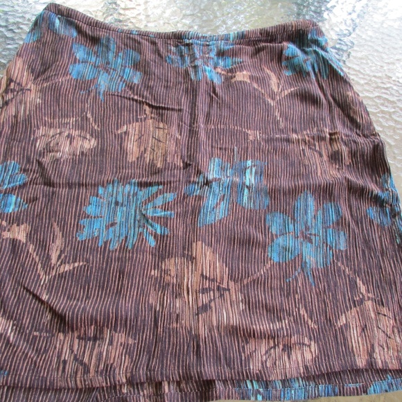 DT Collection Dresses & Skirts - Ladies Brown Print Skirt Size 14